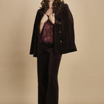 blazer doppiopetto. WWBL01943 DARK CHOCOLATE 213 zadig & voltaire 