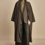 pantalone over con nervature in gabardine ORIANA 540339 44 quelledue 