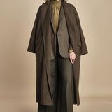 pantalone over con nervature in gabardine ORIANA 540339 44 quelledue 