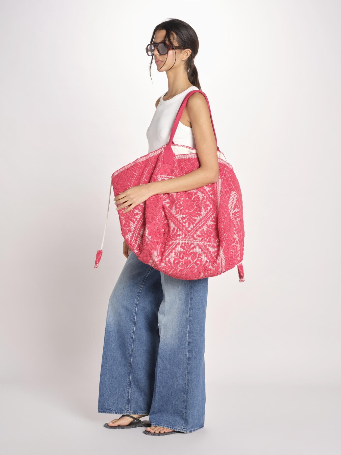 borsa grande SHQ-26E18- R 05 RED le daf 