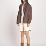 sahariana in canvas NADINE COMFTORBULL BROWN true avenue 