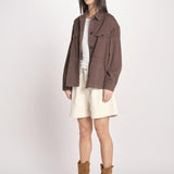sahariana in canvas NADINE COMFTORBULL BROWN true avenue 