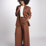 pantalone over PIERA ANN IO115208 DARK TOBACCO BR206 ivy oak 