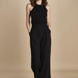 pantalone smoking PEONY ROSE IO1100X5121 BK999 ivy oak 