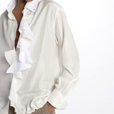 Camicia seta con rouches BRIDGET SHIRT HABOTAI jejia 
