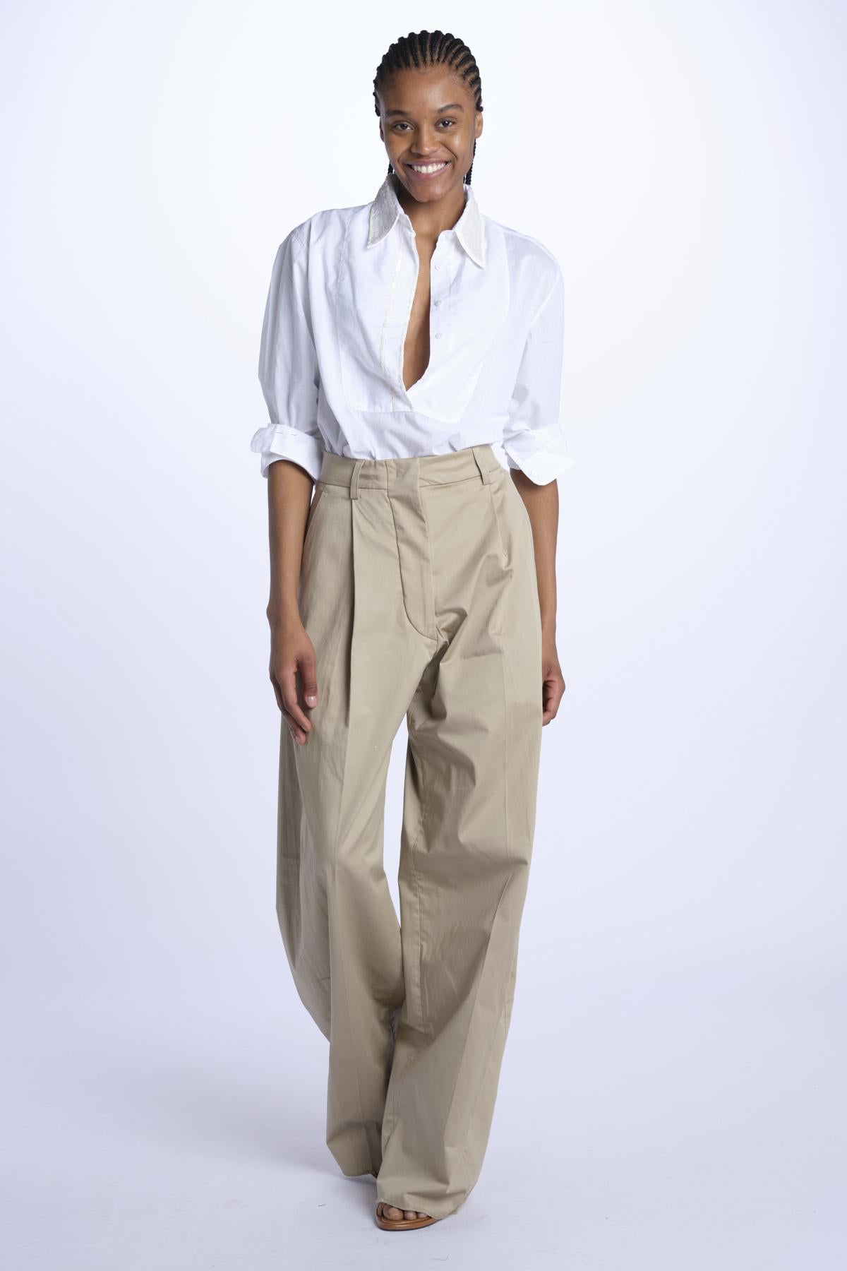 Pantalone BILLIE pinces over BILLIE 3111 SAND the latest 