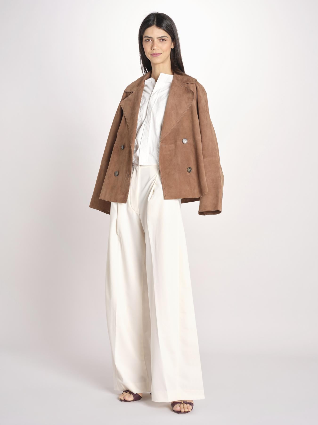 pantalone a vita bassa DEVA 3118 T0162 MILK T0416 the latest 