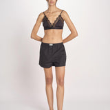 boxer in popeline JAMES L25103105 BLACK 9000 love stories 