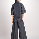 camicia in denim leggero BILYA 33119 356 606 quelledue 