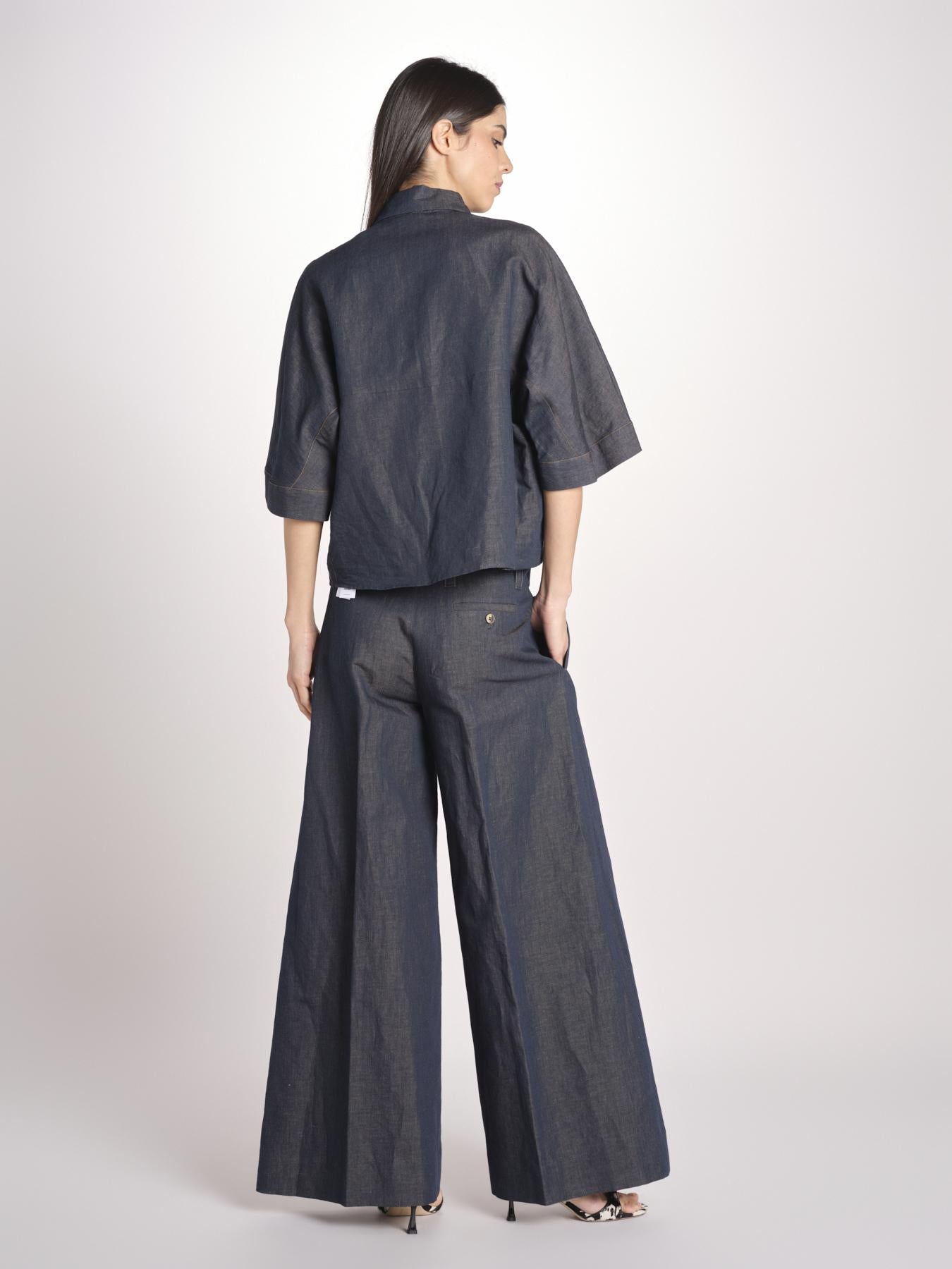 camicia in denim leggero BILYA 33119 356 606 quelledue 