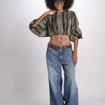 Top corto M/L MOD14 BORDEAUX MULTI milaura 