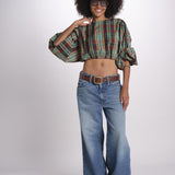 Top corto M/L MOD14 BORDEAUX MULTI milaura 