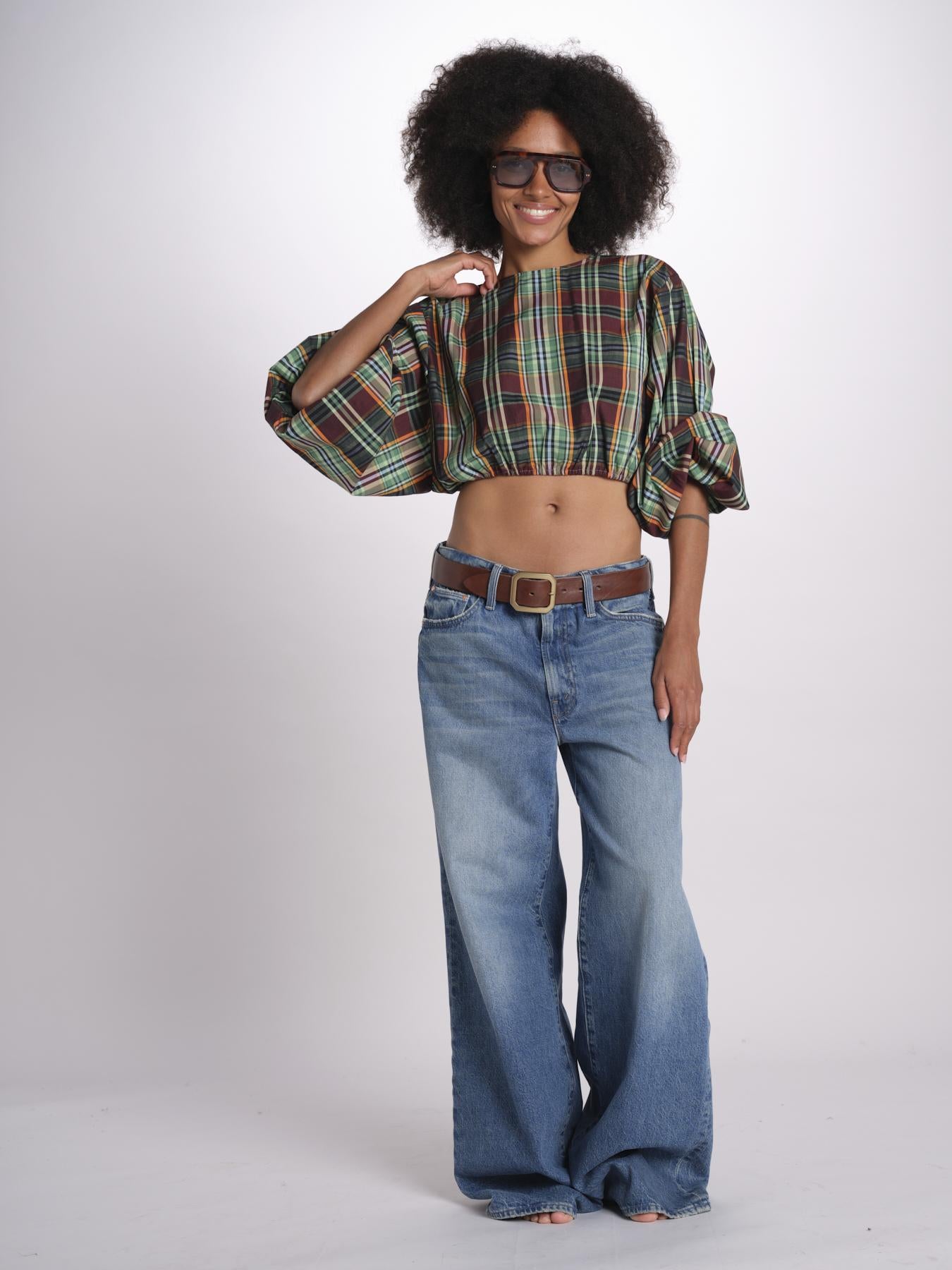 Top corto M/L MOD14 BORDEAUX MULTI milaura 