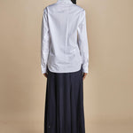 camicia uomo con tasca ricamata G02101321101 BIANCO n21 