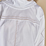 camicia collo alto e ajour. CHE0232 BLA0125W soeur 