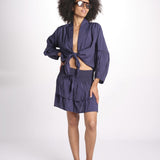 camicia con nodo MARIABL ENCRE laraethnics 