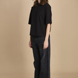 t-shirt girocollo manica corta 3712 NERAS circolo 1901 