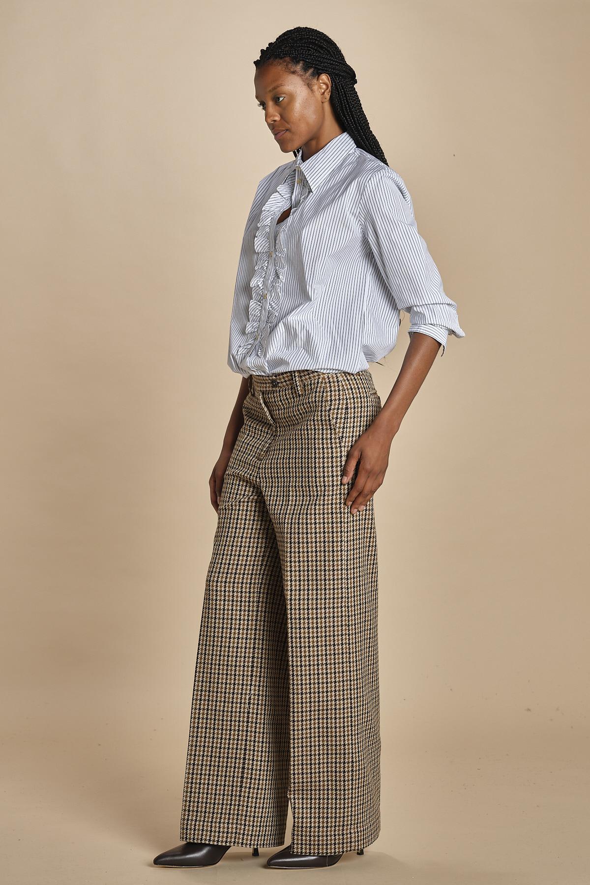 Pantalone in  piedepoule LAMIA P28D0LAMIA-T3258 Q736 massimo alba 