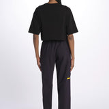 T-Shirt cropped logo Z500 NERO aspesi 