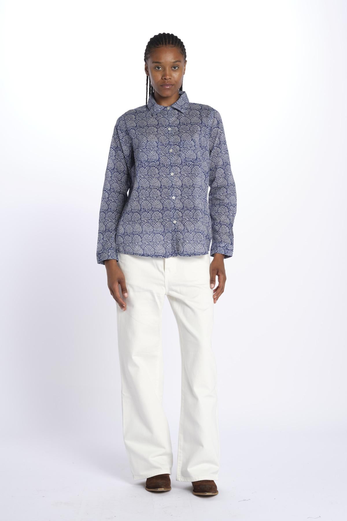 Camicia COQUILLAGES KIPRO 502Y terre rouge 