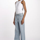 FLORA denim large fl 18 l by fam. FLORA BLUE fam 