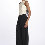Pantalone con elastico 40805-412 NERO federica tosi 