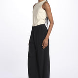 Pantalone con elastico 40805-412 NERO federica tosi 