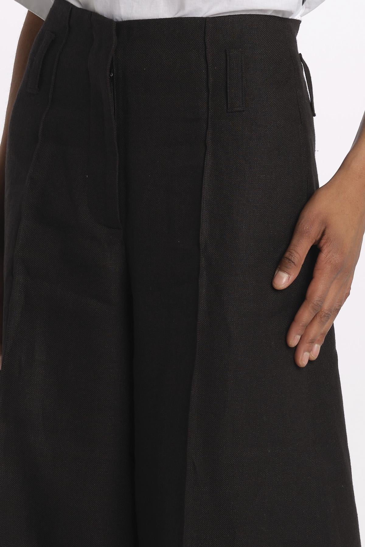 Pantalone ORIANA cropped nervature ORIANA540503 3 quelledue 