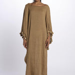 Abito NEFELI lungo m/l NEFELI CAMEL la strega 