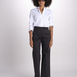 pantalone dritto in cotone MELODY 684 54 115 quelledue 