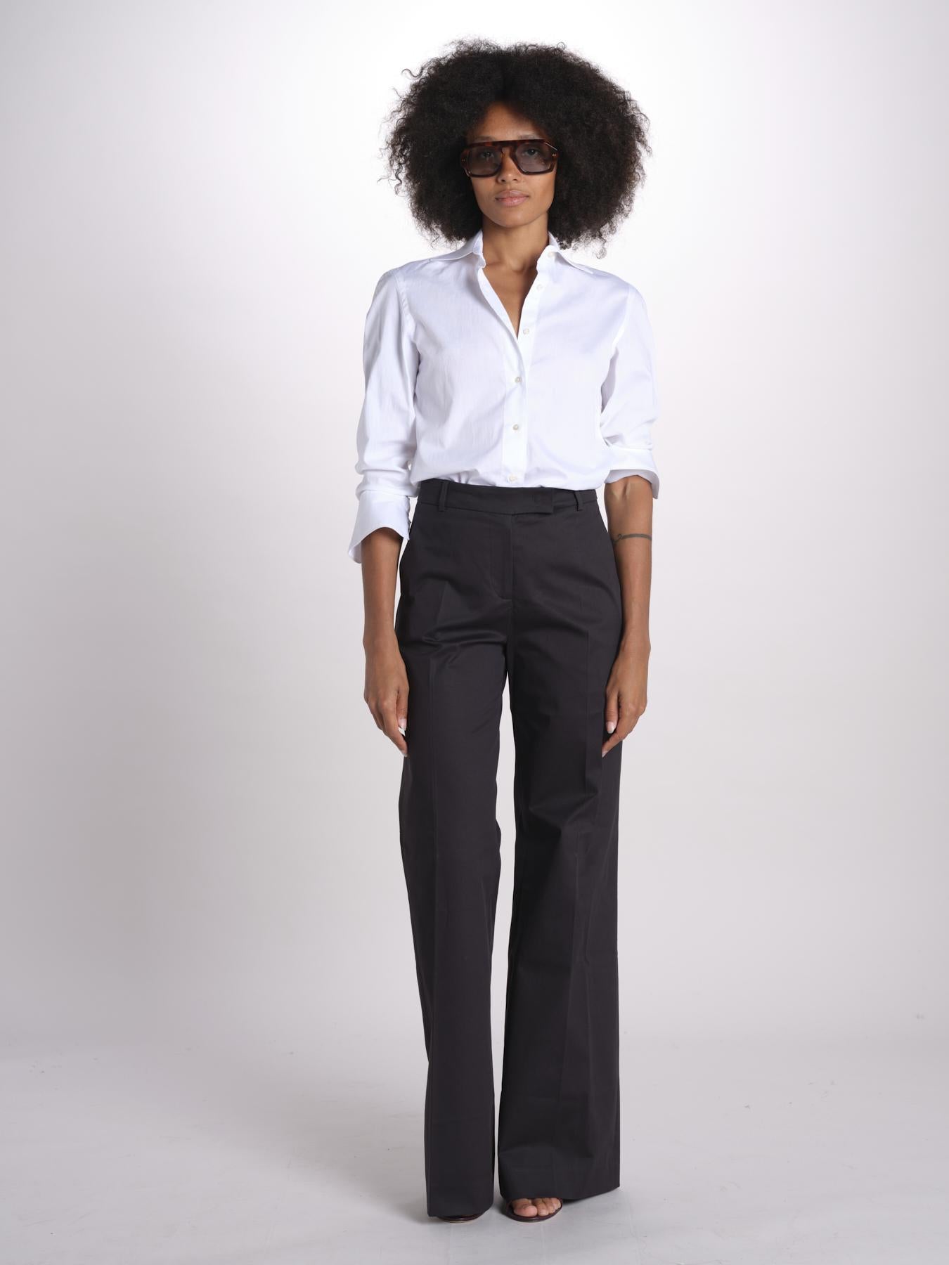 pantalone dritto in cotone MELODY 684 54 115 quelledue 