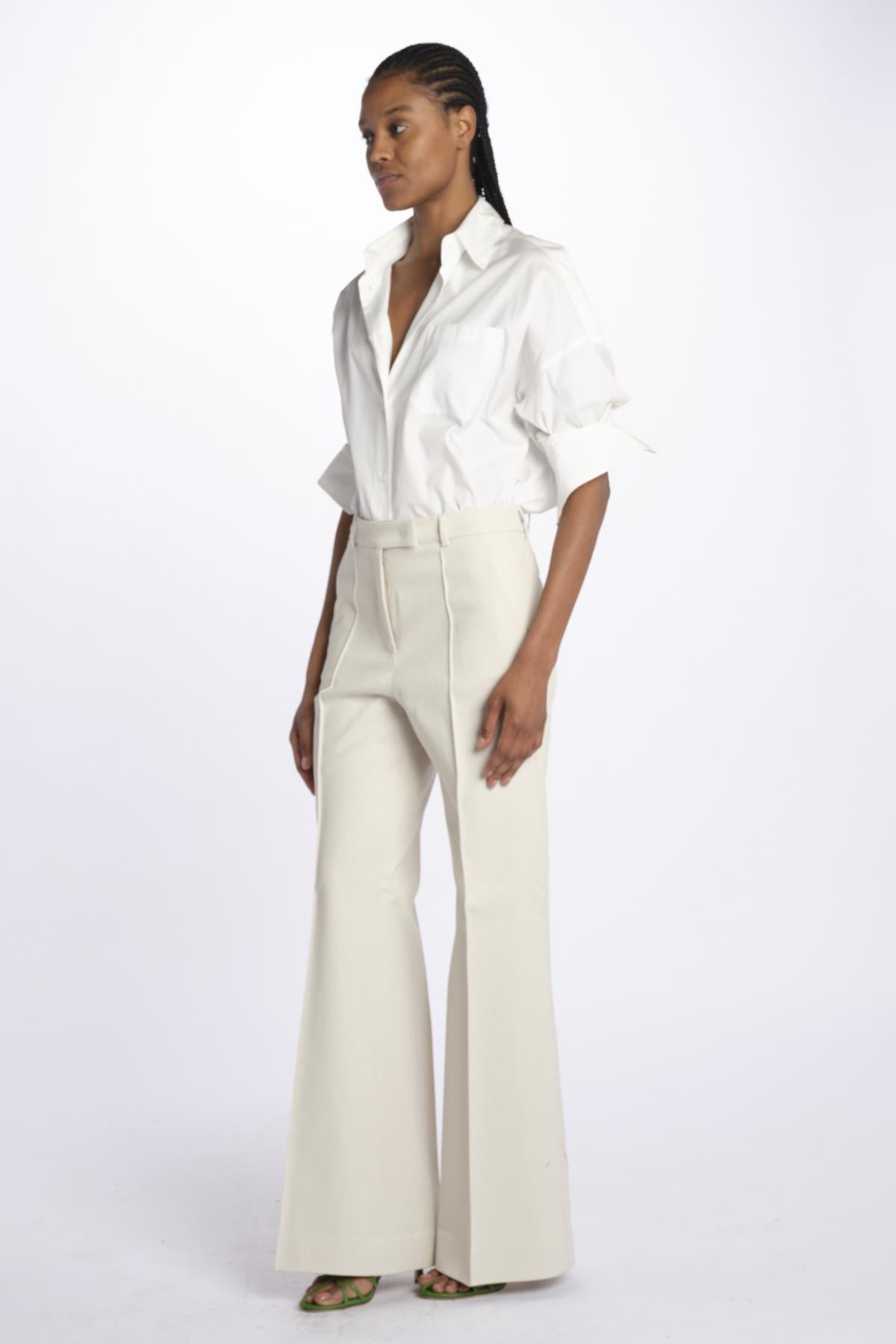 Pantalone OTTAVIA nervature lungo OTTAVIA 53 quelledue 