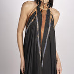 abito tie e die LALA BLUE OCRE mes demoiselles 