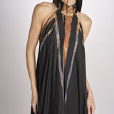 abito tie e die LALA BLUE OCRE mes demoiselles 