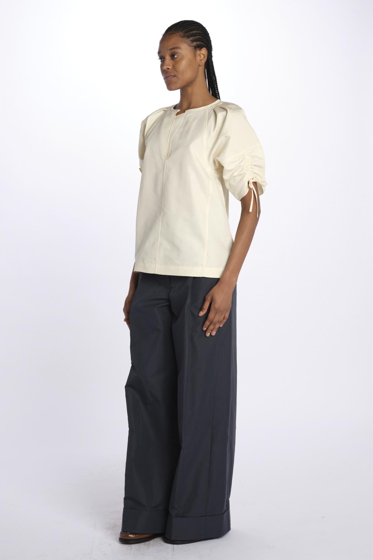 Camicia SHIRRED manica sbuffo 21640LCO GARDENIA phillip lim 