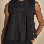 top plisse senza maniche LARISSA 107 BLACK BLACK sea ny 