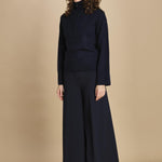maglia mezza zip MIL14 25030 BLU milaura 