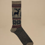 DEER calze con alce 15032700 DEER SNOW BEIGE anonymous 