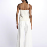 Top DACY spallina ricamo 648488 ECRU m.a.b.e. 