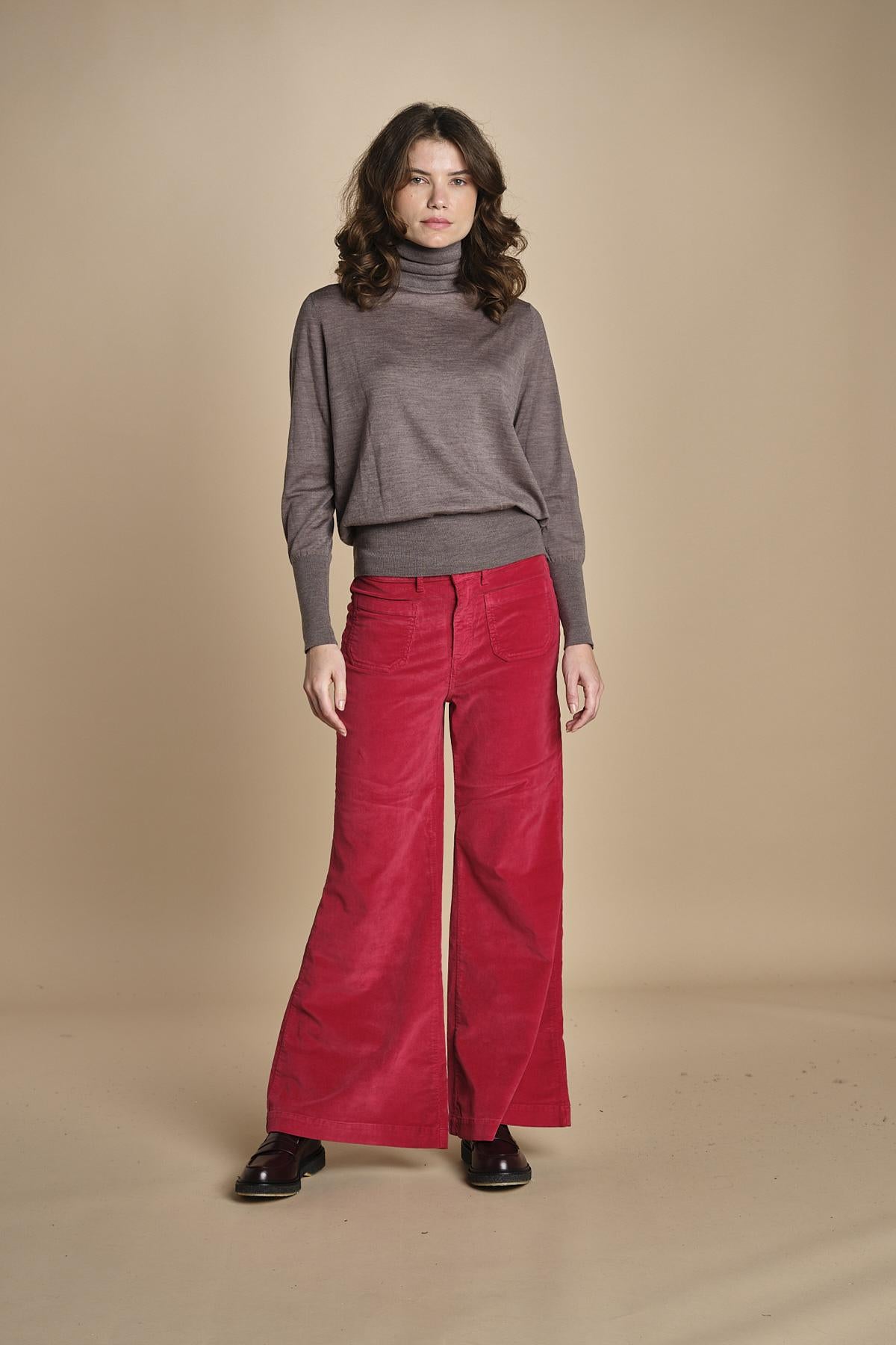 73% COTONE 25%TENCEL 2% ELASTAN CARLA XV01 091 CILIEGIA ps don't forget me 