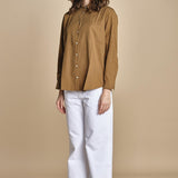 CINEMA camicia con automatici BECH605 MOCHA hartford 