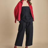 pantalone in cotone double FELLINI SNW DARKEST NAVY studio nicholson 