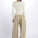 Cardigan GILI costine 5539106 CREME herskind 