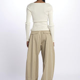 Cardigan GILI costine 5539106 CREME herskind 