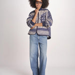 bomber stampa a bandana THE QUILTED BOMBER J270676BP NAVY the GREAT 