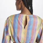 Top corto M/L MOD14 BIANCO MULTI milaura 