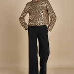 giacca corta in paillettes L0245265 M301 n21 