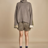 maglia bicolor OLLY  MJD634M_AFILK CHOCO_OLIV jejia 