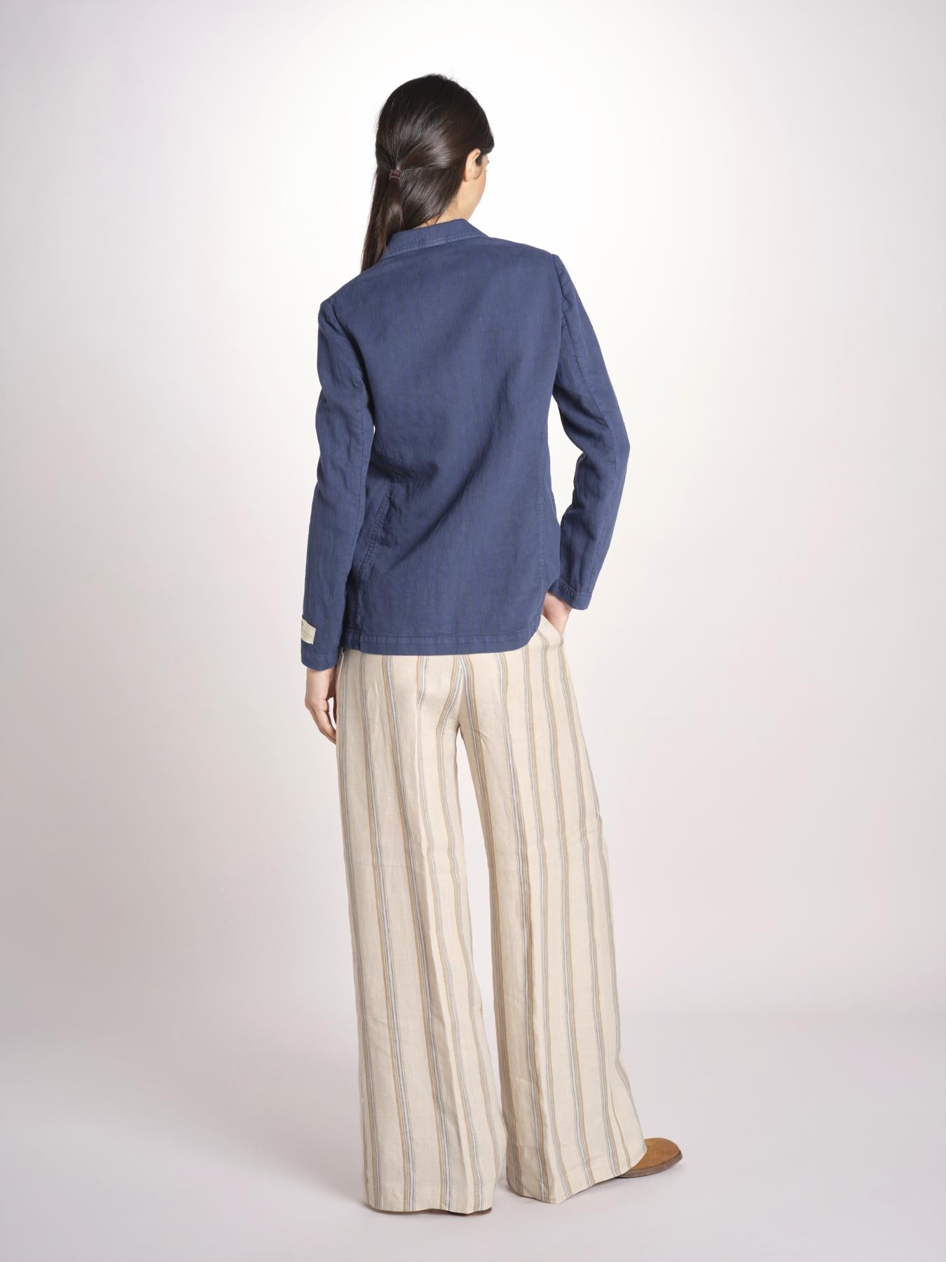 giacca doppopiopetto P29D0INDIA midnight blue massimo alba 