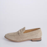 JANET mocassino suede fondo cuoio JANET 80013 ANTILOPE alberto fasciani 